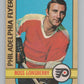 1972-73 O-Pee-Chee #166 Ross Lonsberry  Philadelphia Flyers  V99542 Image 1
