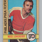 1972-73 O-Pee-Chee #166 Ross Lonsberry  Philadelphia Flyers  V99543 Image 1