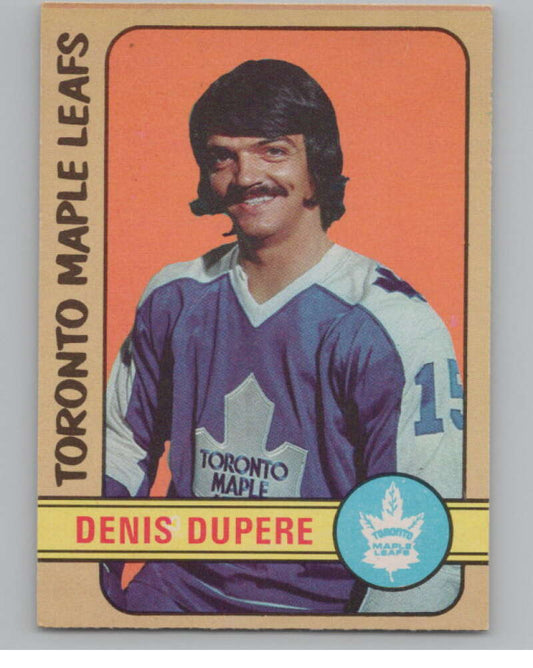 1972-73 O-Pee-Chee #167 Denis Dupere  Toronto Maple Leafs  V99546 Image 1