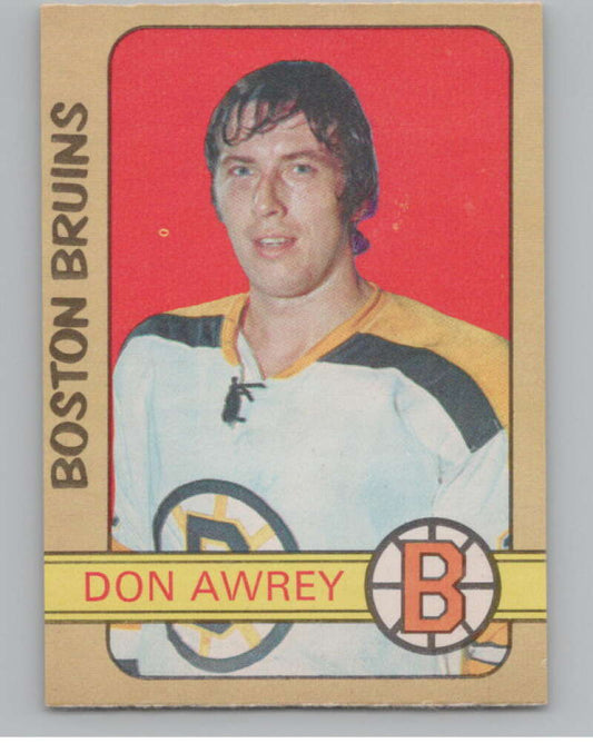 1972-73 O-Pee-Chee #170 Don Awrey  Boston Bruins  V99551 Image 1