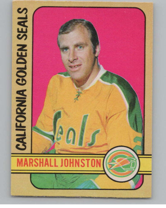 1972-73 O-Pee-Chee #171 Marshall Johnston RC Rookie Golden Seals  V99553 Image 1