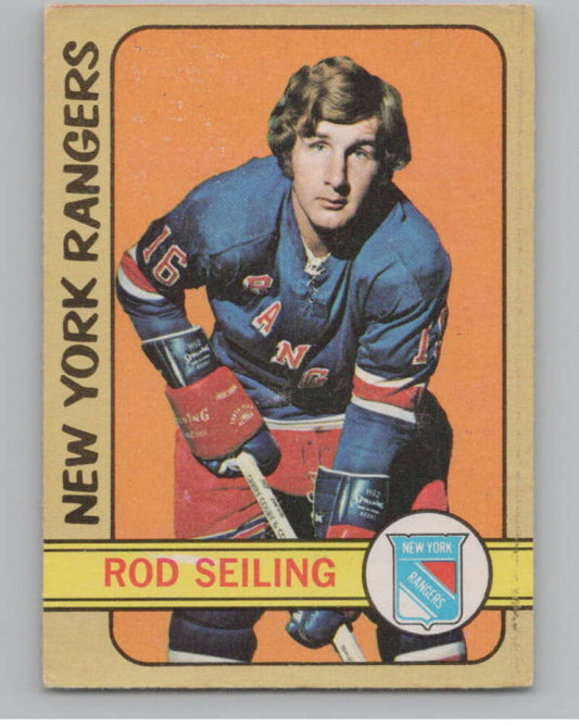 1972-73 O-Pee-Chee #194 Rod Seiling  New York Rangers  V99577 Image 1
