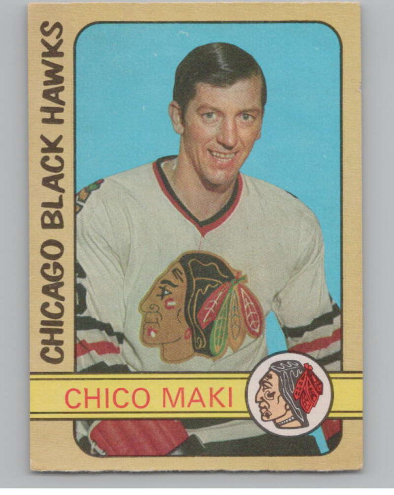 1972-73 O-Pee-Chee #198 Chico Maki  Chicago Blackhawks  V99582 Image 1