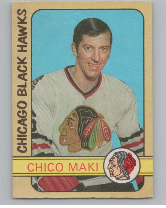 1972-73 O-Pee-Chee #198 Chico Maki  Chicago Blackhawks  V99582 Image 1