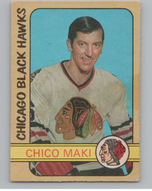 1972-73 O-Pee-Chee #198 Chico Maki  Chicago Blackhawks  V99583 Image 1