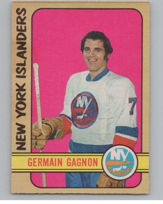1972-73 O-Pee-Chee #200 Germain Gagnon  RC Rookie New York Islanders  V99586 Image 1