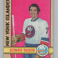 1972-73 O-Pee-Chee #200 Germain Gagnon  RC Rookie New York Islanders  V99587 Image 1