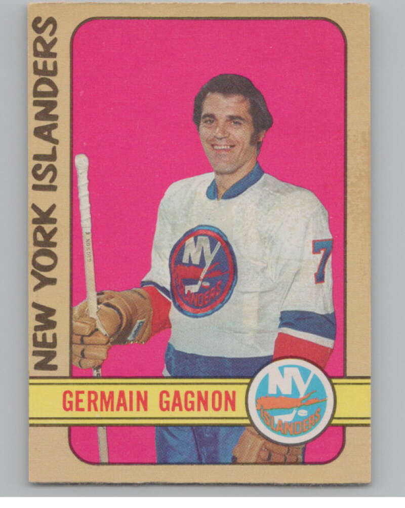 1972-73 O-Pee-Chee #200 Germain Gagnon  RC Rookie New York Islanders  V99588 Image 1