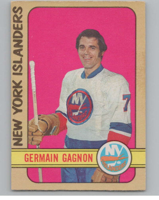 1972-73 O-Pee-Chee #200 Germain Gagnon  RC Rookie New York Islanders  V99588 Image 1
