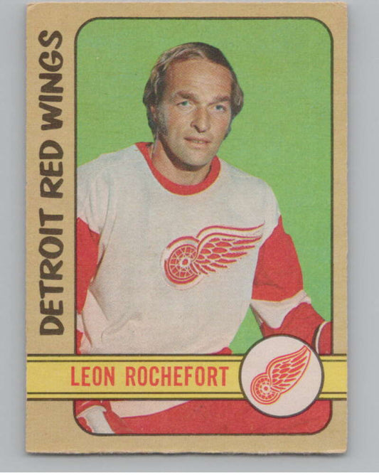 1972-73 O-Pee-Chee #204 Leon Rochefort  Detroit Red Wings  V99594 Image 1