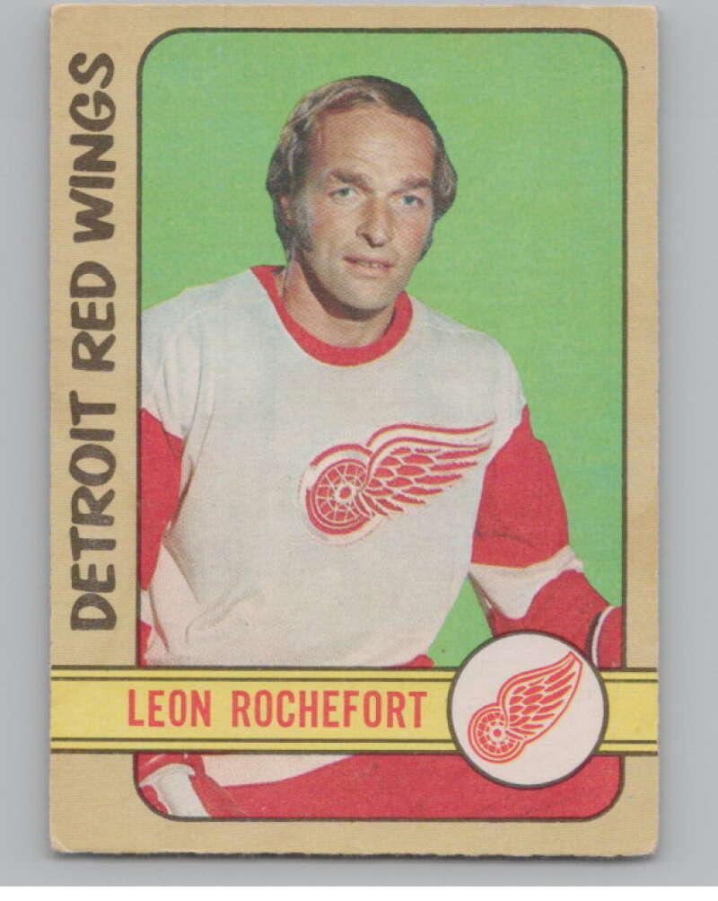 1972-73 O-Pee-Chee #204 Leon Rochefort  Detroit Red Wings  V99595 Image 1