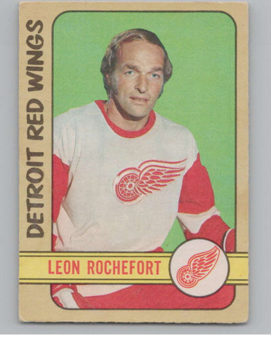 1972-73 O-Pee-Chee #204 Leon Rochefort  Detroit Red Wings  V99595 Image 1