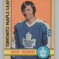 1972-73 O-Pee-Chee #207 Garry Monahan  Toronto Maple Leafs  V99596 Image 1