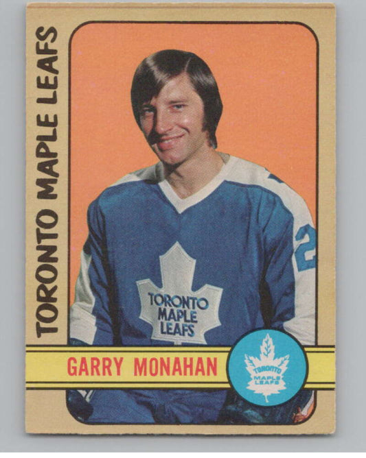 1972-73 O-Pee-Chee #207 Garry Monahan  Toronto Maple Leafs  V99596 Image 1