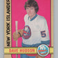 1972-73 O-Pee-Chee #211 Dave Hudson  RC Rookie New York Islanders  V99597 Image 1