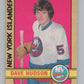 1972-73 O-Pee-Chee #211 Dave Hudson  RC Rookie New York Islanders  V99598 Image 1