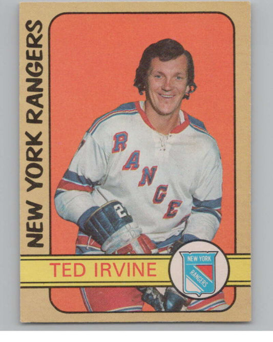 1972-73 O-Pee-Chee #212 Ted Irvine  New York Rangers  V99599 Image 1