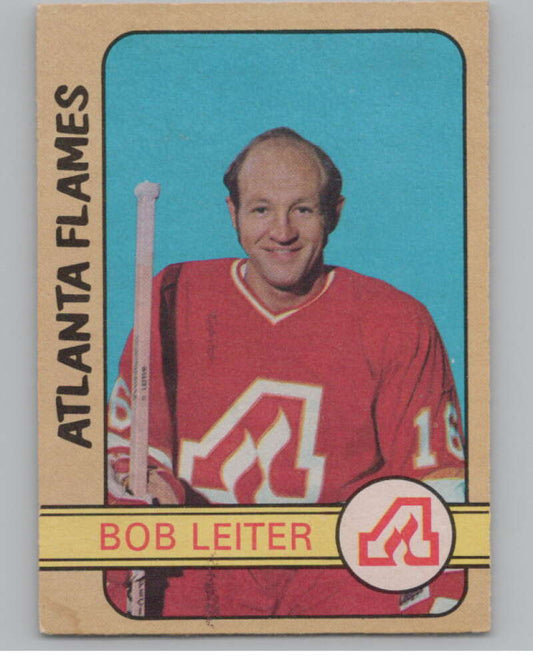 1972-73 O-Pee-Chee #218 Bob Leiter  Atlanta Flames  V99602 Image 1