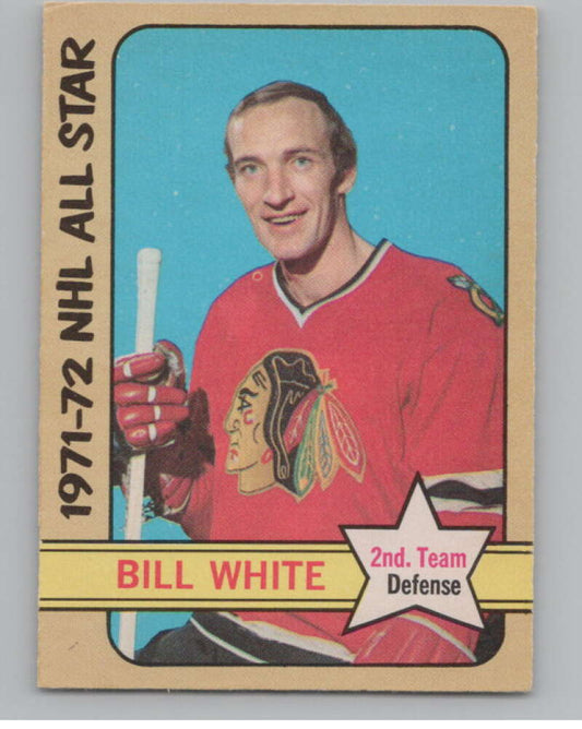 1972-73 O-Pee-Chee #248 Bill White AS  Chicago Blackhawks  V99604 Image 1