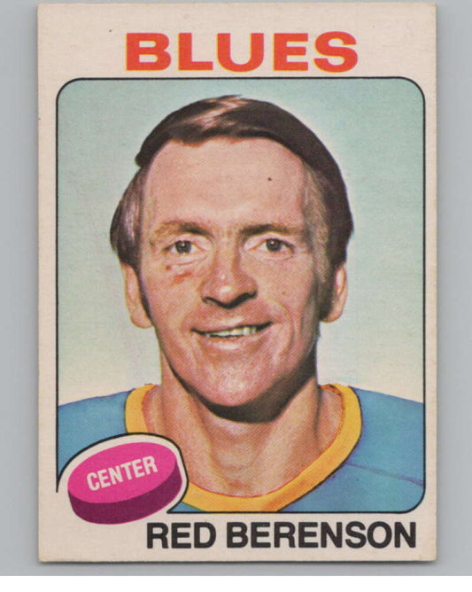 1975-76 O-Pee-Chee #22 Red Berenson  St. Louis Blues  V99610 Image 1