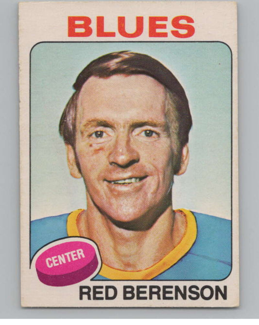 1975-76 O-Pee-Chee #22 Red Berenson  St. Louis Blues  V99611 Image 1