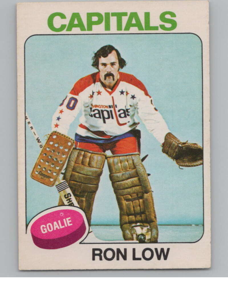 1975-76 O-Pee-Chee #25 Ron Low  Washington Capitals  V99612 Image 1