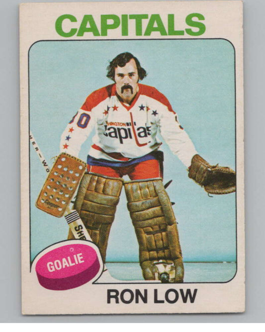 1975-76 O-Pee-Chee #25 Ron Low  Washington Capitals  V99612 Image 1
