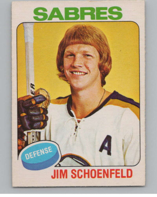 1975-76 O-Pee-Chee #138 Jim Schoenfeld  Buffalo Sabres  V99614 Image 1