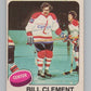 1975-76 O-Pee-Chee #189 Bill Clement  Washington Capitals  V99621 Image 1