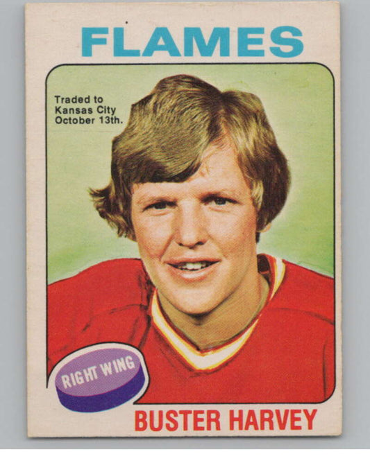 1975-76 O-Pee-Chee #298 Buster Harvey  Atlanta Flames  V99625 Image 1