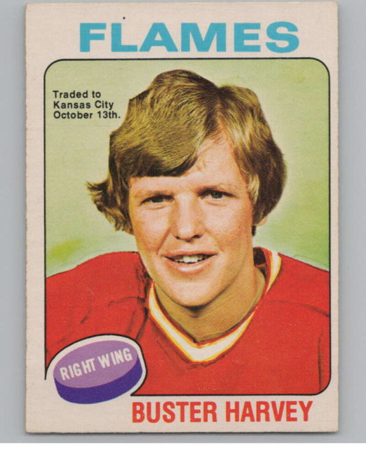 1975-76 O-Pee-Chee #298 Buster Harvey  Atlanta Flames  V99626 Image 1