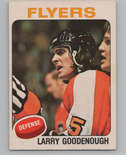 1975-76 O-Pee-Chee #373 Larry Goodenough  RC Rookie Philadelphia Flyers  V99636 Image 1