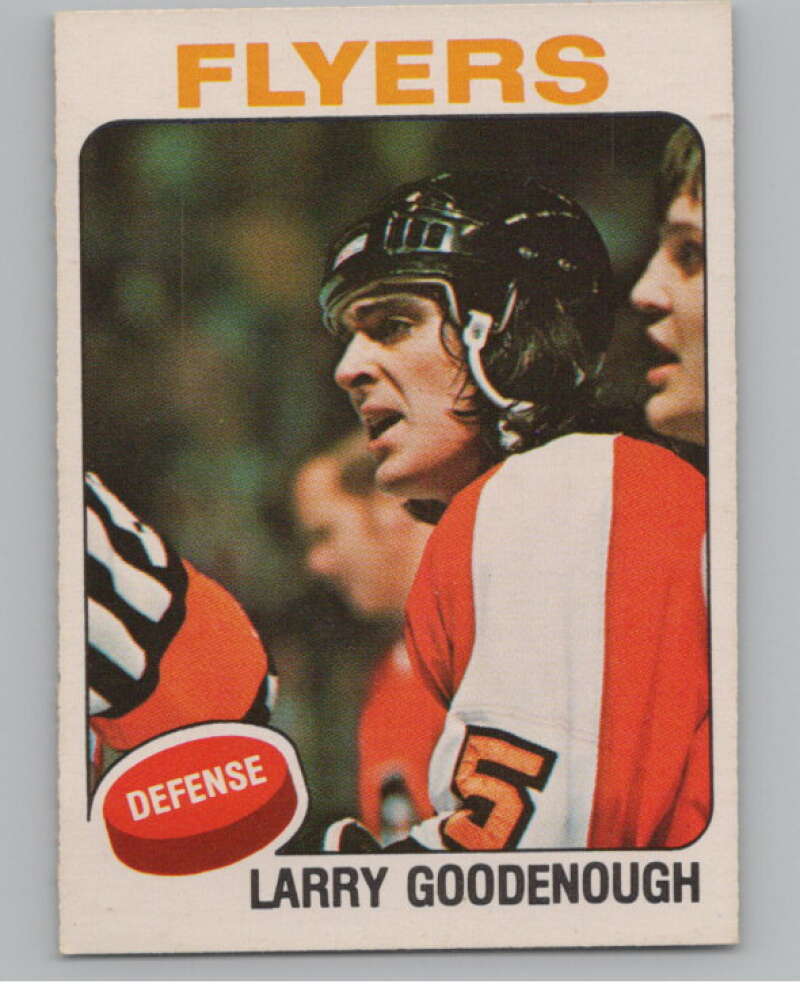 1975-76 O-Pee-Chee #373 Larry Goodenough  RC Rookie Philadelphia Flyers  V99637 Image 1