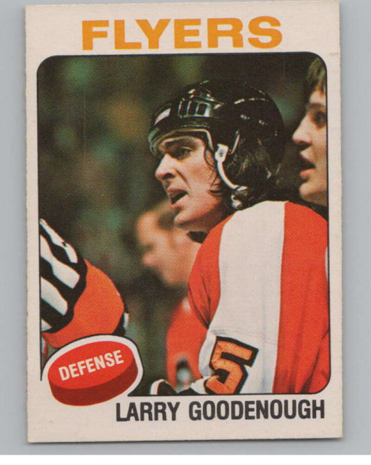 1975-76 O-Pee-Chee #373 Larry Goodenough  RC Rookie Philadelphia Flyers  V99637 Image 1