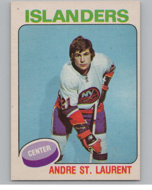 1975-76 O-Pee-Chee #387 Andre St. Laurent  RC Rookie New York Islanders  V99640 Image 1