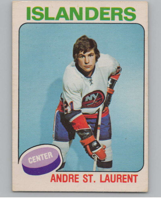 1975-76 O-Pee-Chee #387 Andre St. Laurent  RC Rookie New York Islanders  V99641 Image 1