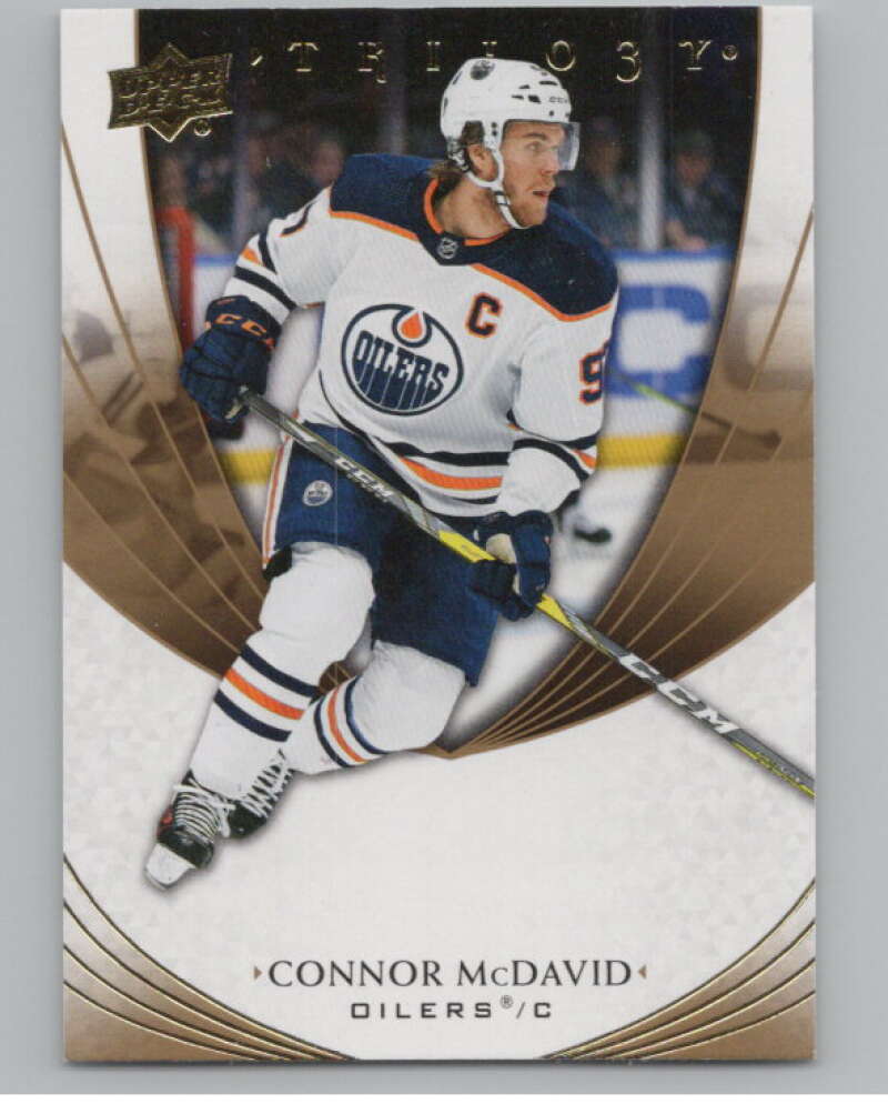 2020-21 Upper Deck Trilogy #20 Connor McDavid  Edmonton Oilers  V99647 Image 1