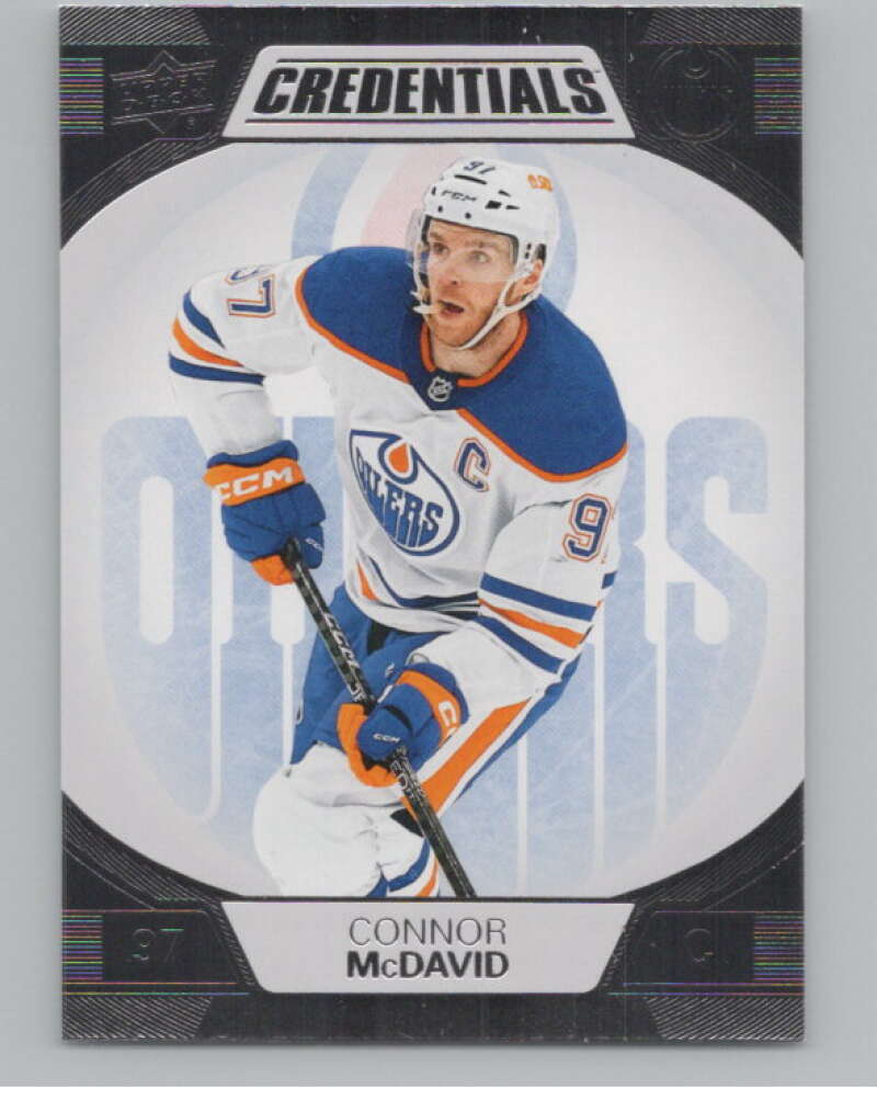2022-23 Upper Deck Credentials #33 Connor McDavid  Edmonton Oilers  V99660 Image 1