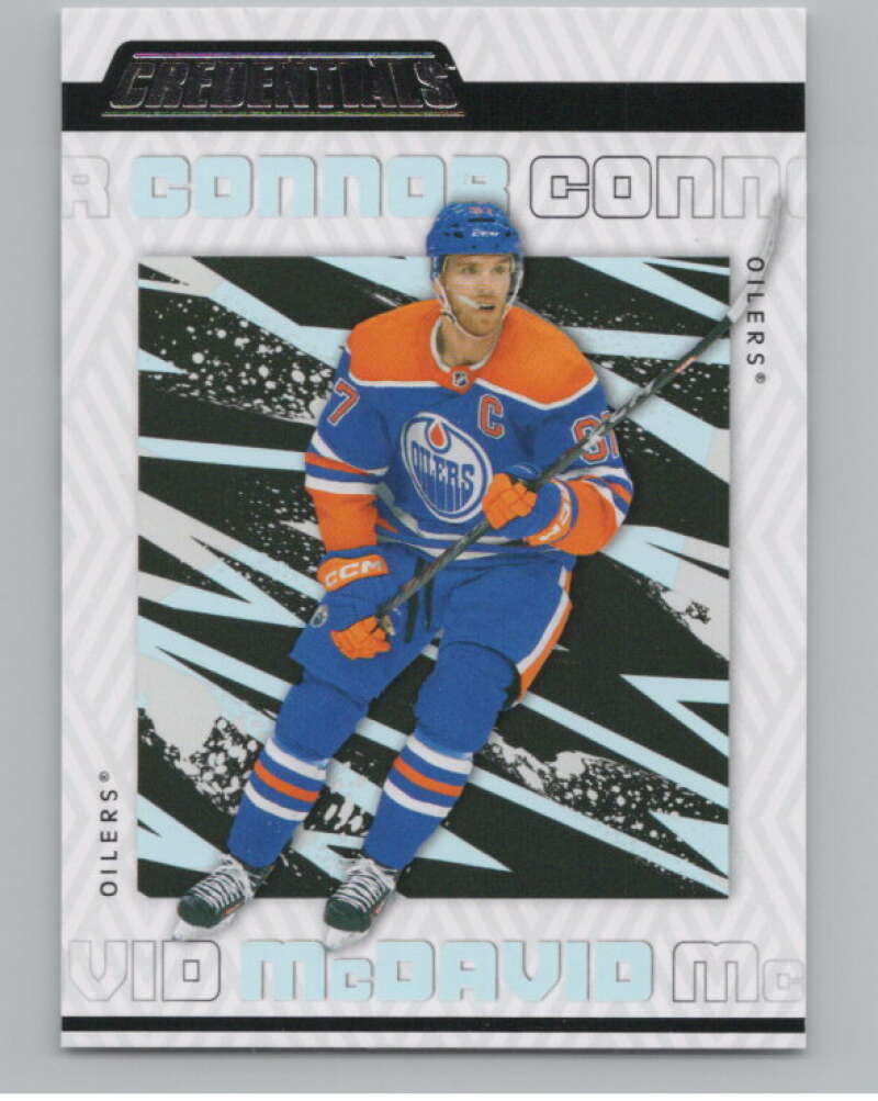 2023-24 Upper Deck Credentials #32 Connor McDavid  Edmonton Oilers  V99661 Image 1