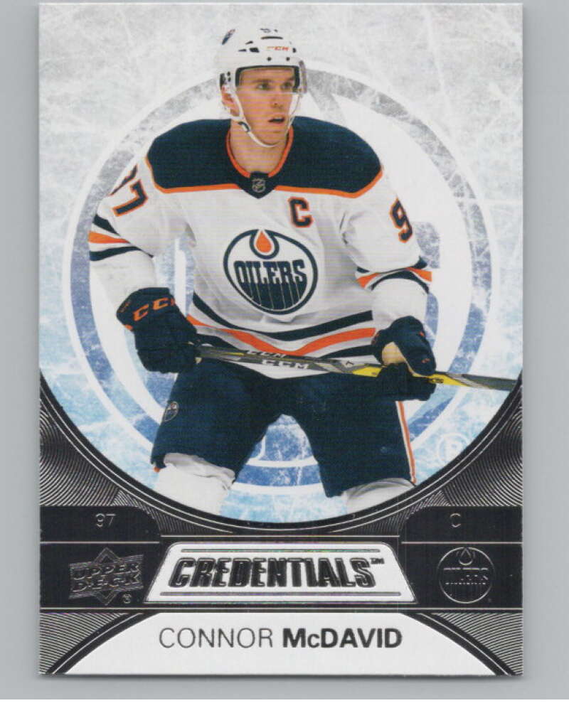 2021-22 Upper Deck Credentials #1 Connor McDavid  Edmonton Oilers  V99663 Image 1