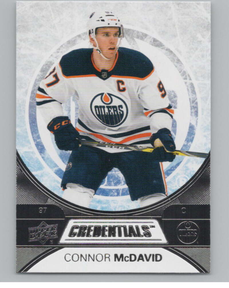 2021-22 Upper Deck Credentials #1 Connor McDavid  Edmonton Oilers  V99666 Image 1