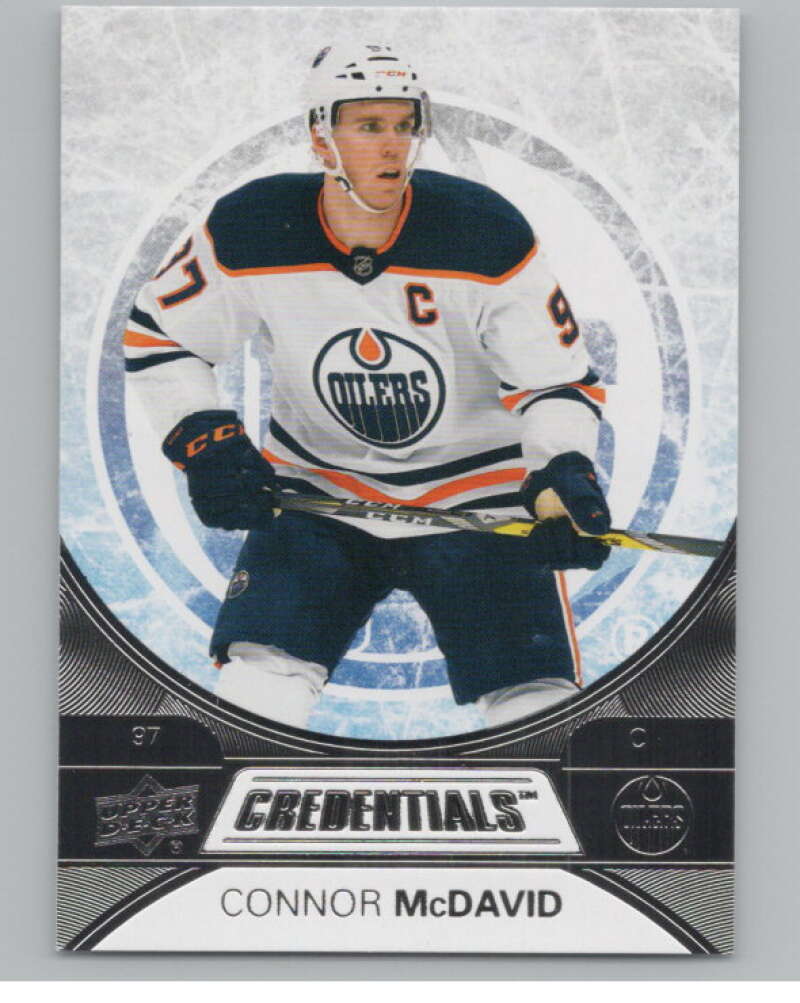 2021-22 Upper Deck Credentials #1 Connor McDavid  Edmonton Oilers  V99667 Image 1