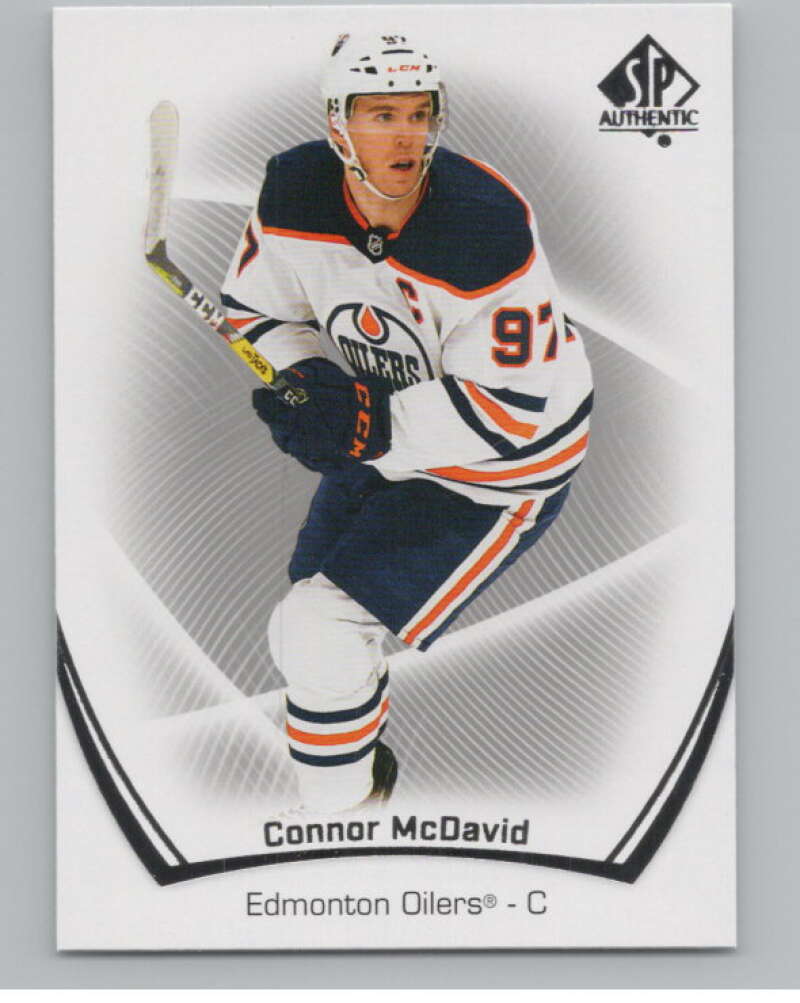 2021-22 SP Authentic #1 Connor McDavid  Edmonton Oilers  V99671 Image 1