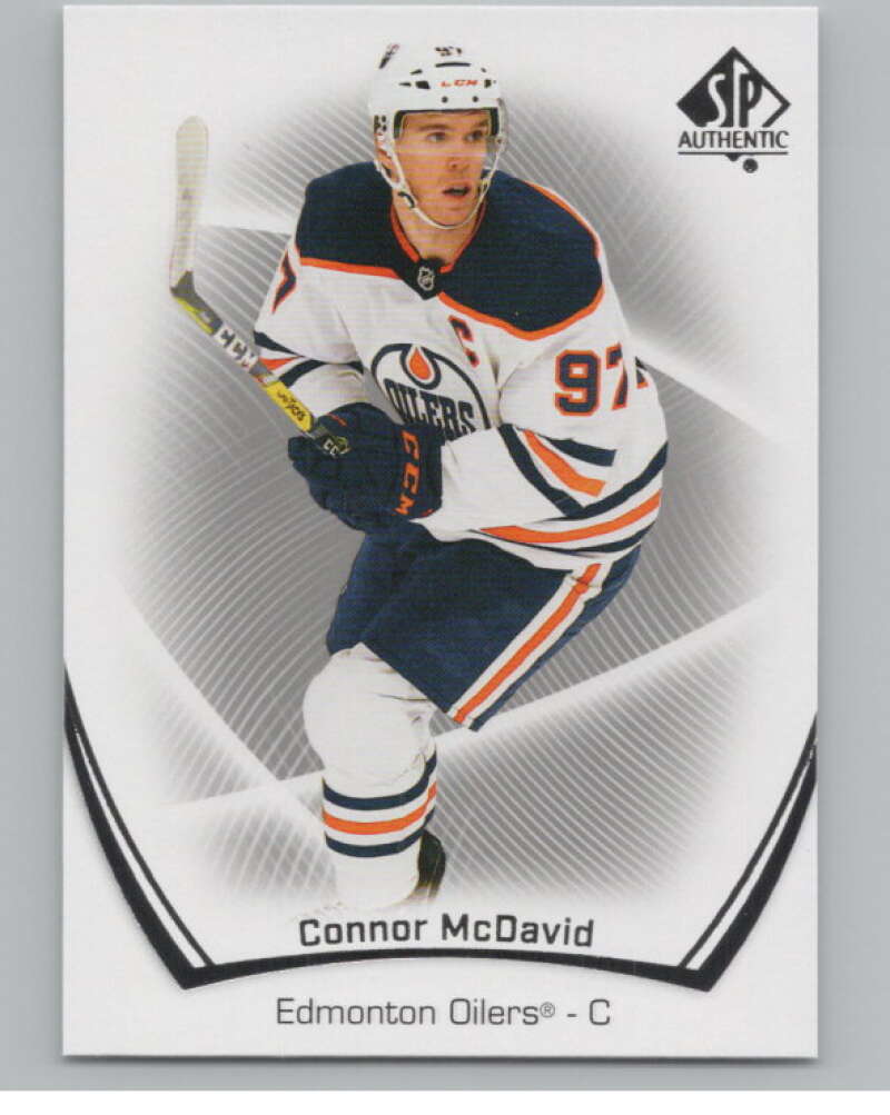 2021-22 SP Authentic #1 Connor McDavid  Edmonton Oilers  V99672 Image 1