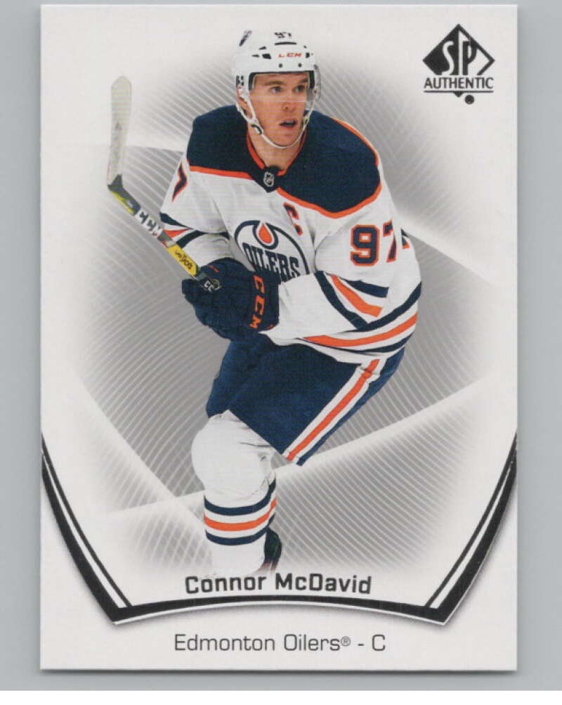 2021-22 SP Authentic #1 Connor McDavid  Edmonton Oilers  V99673 Image 1