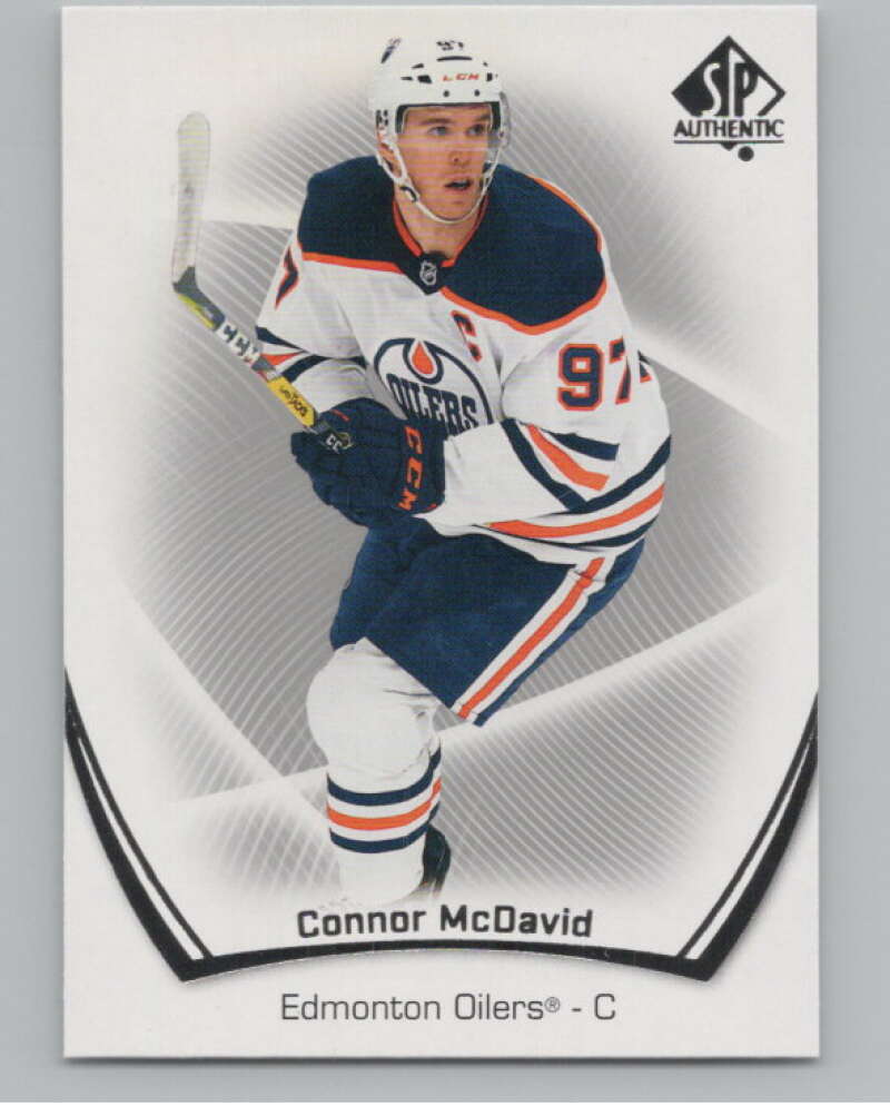 2021-22 SP Authentic #1 Connor McDavid  Edmonton Oilers  V99674 Image 1