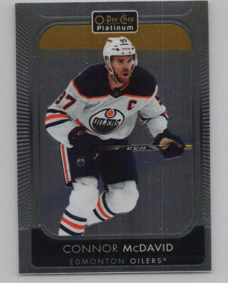 2021-22 O-Pee-Chee Platinum #1 Connor McDavid  Edmonton Oilers  V99778 Image 1