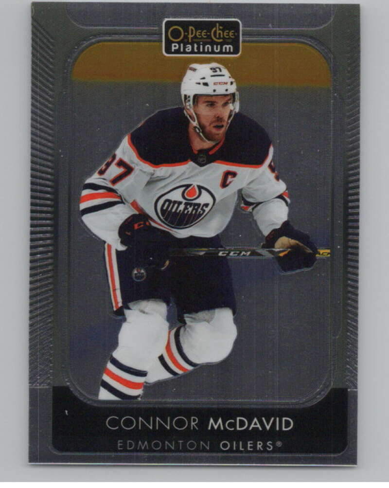 2021-22 O-Pee-Chee Platinum #1 Connor McDavid  Edmonton Oilers  V99782 Image 1