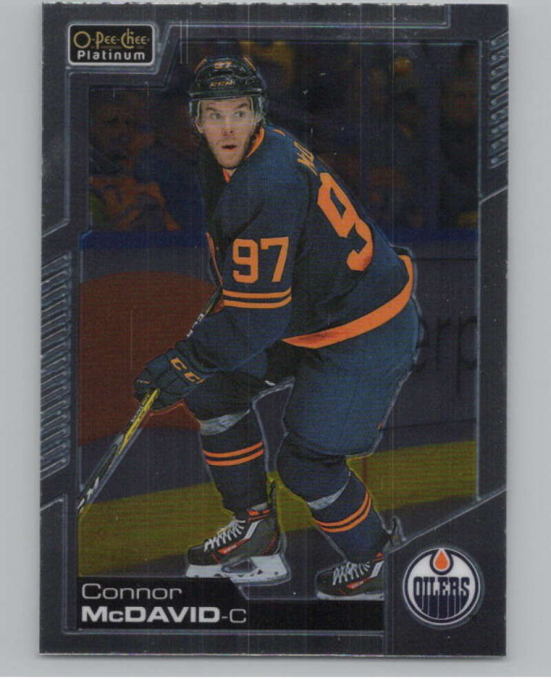 2020-21 O-Pee-Chee Platinum #1 Connor McDavid  Edmonton Oilers  V99786 Image 1