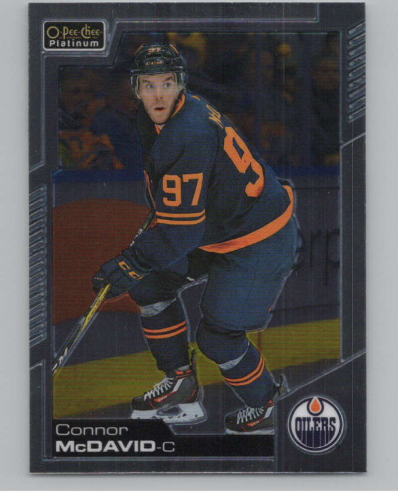 2020-21 O-Pee-Chee Platinum #1 Connor McDavid  Edmonton Oilers  V99790 Image 1